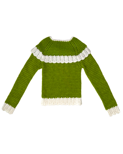 Handmade Crochet Longsleeve Blouse