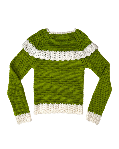 Handmade Crochet Longsleeve Blouse