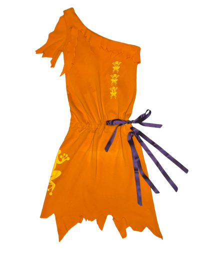 Italian Asymmetrical Designer Vintage Dress