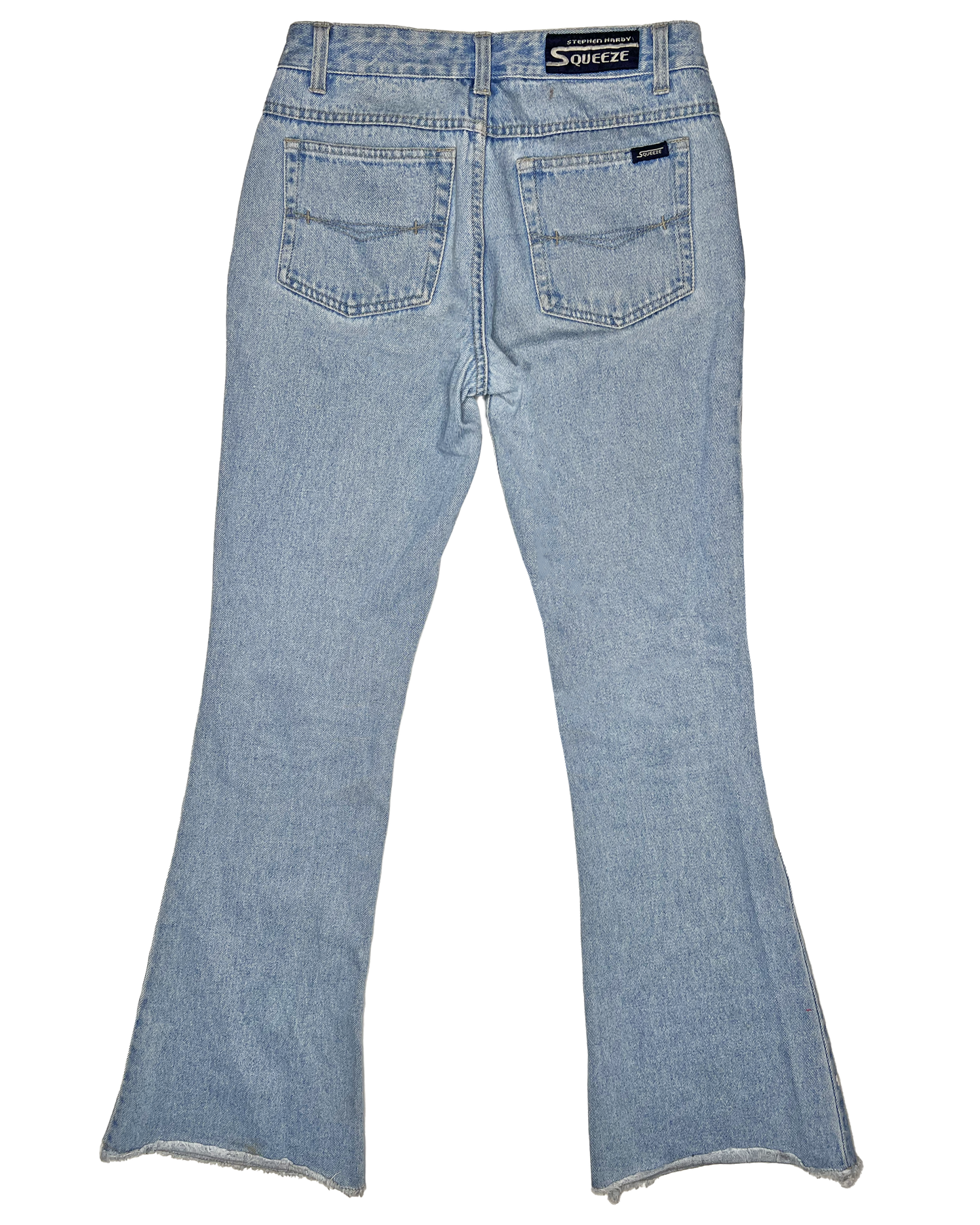 Y2k Bleached Flare Jeans
