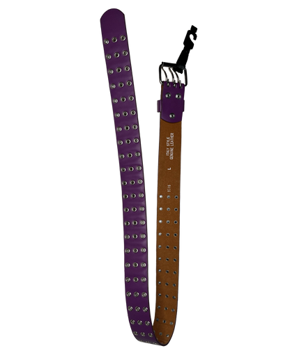 Deadstock Purple Grommet Belt