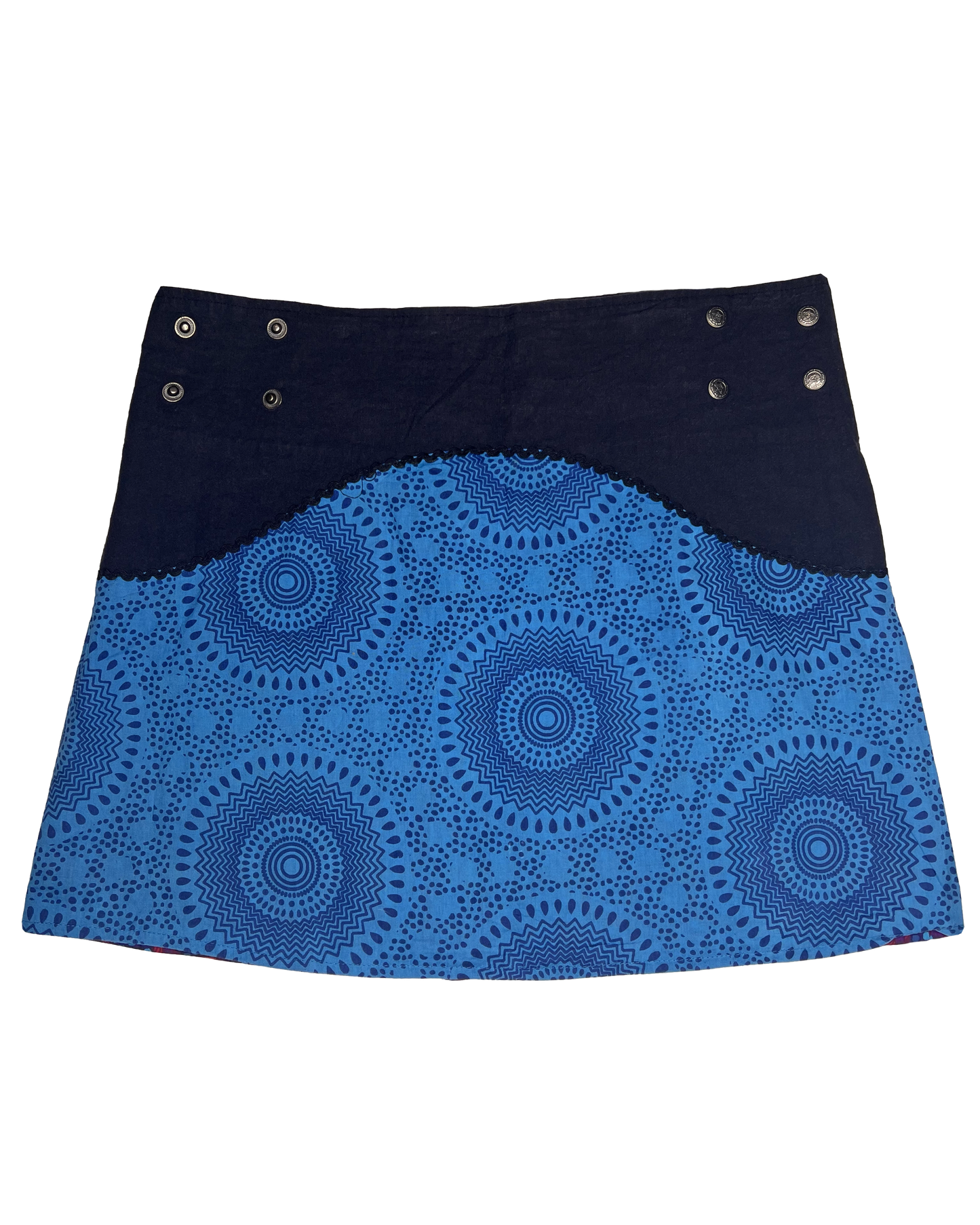 Reversible Allover Print Skirt