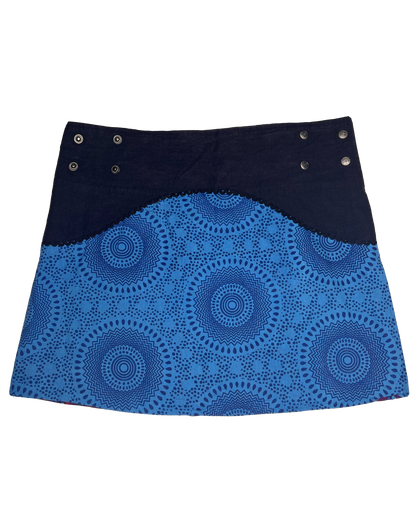 Reversible Allover Print Skirt