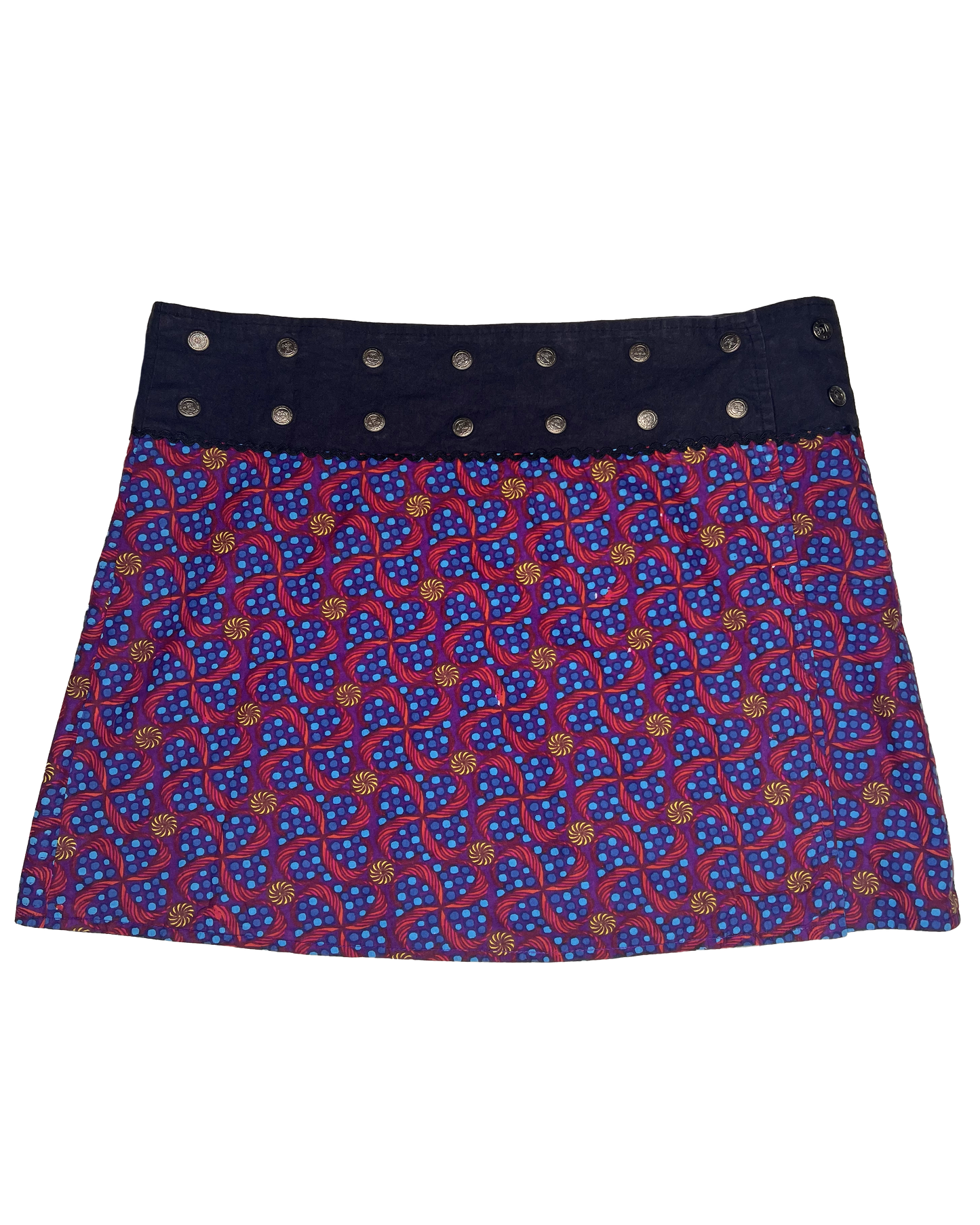 Reversible Allover Print Skirt