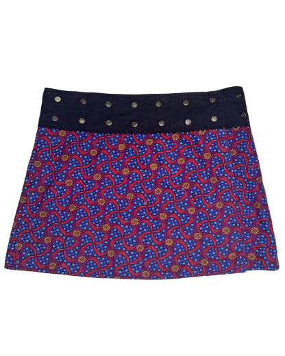 Reversible Allover Print Skirt